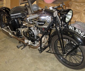Vintage Douglas motorcycle to the USA Image Express Exports